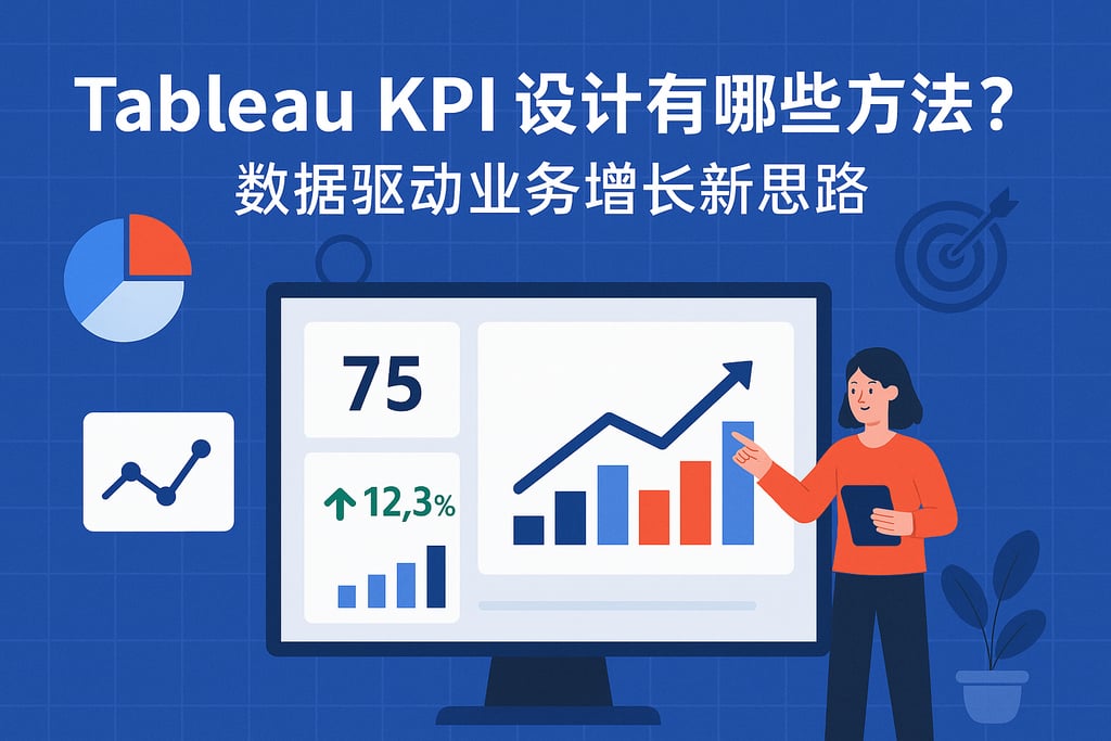 Tableau KPI设计有哪些方法？数据驱动业务增长新思路